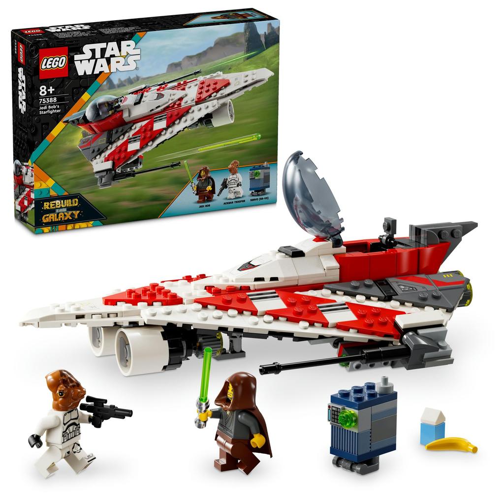 LEGO Star Wars Jedi Starfighter Toy Present Birthday Block Christmas Boys Girls Children 8 Years Old 9 Years Old 10 Years Old Elementary School