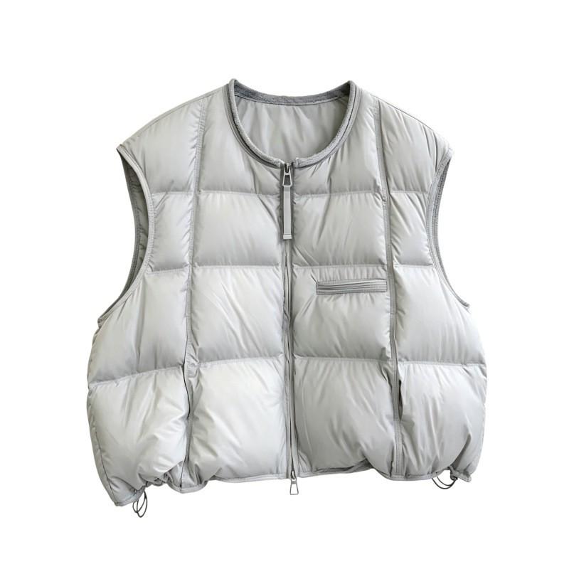 Unique Stylish Cotton Vest Petite Women Winter Warm Slimming Outerwear