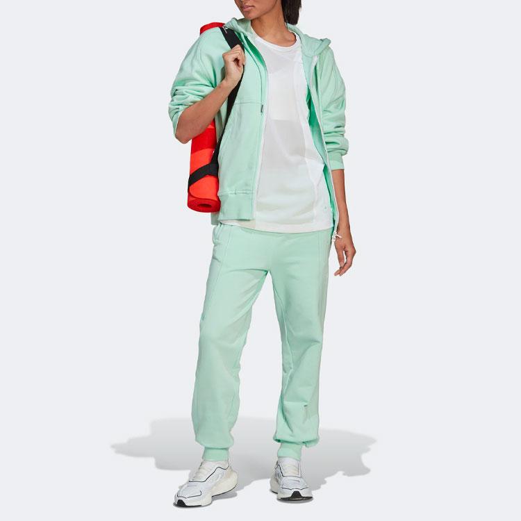 Adidas Круглый вырез дышащая тренировочная футболка с коротким рукавом женские топы белые HB6081