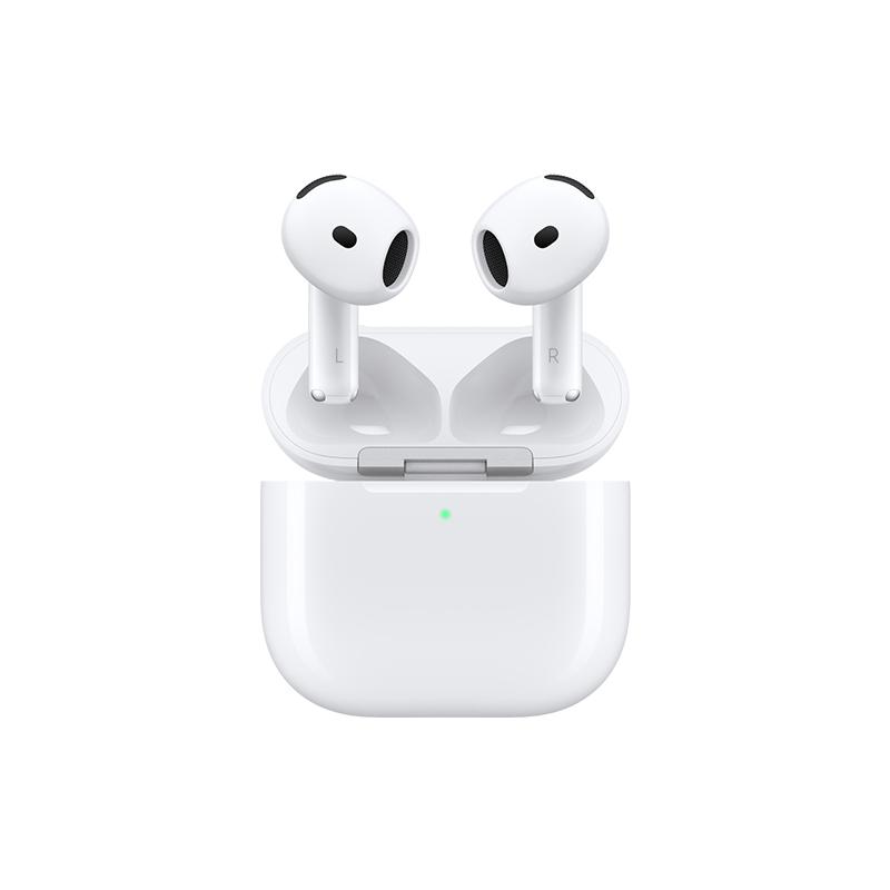 Apple AirPods 4 True Wireless Наушники Пространственное Аудио Датчик Силы Управление Hands Free Наушники Для iOS Android Смартфонов