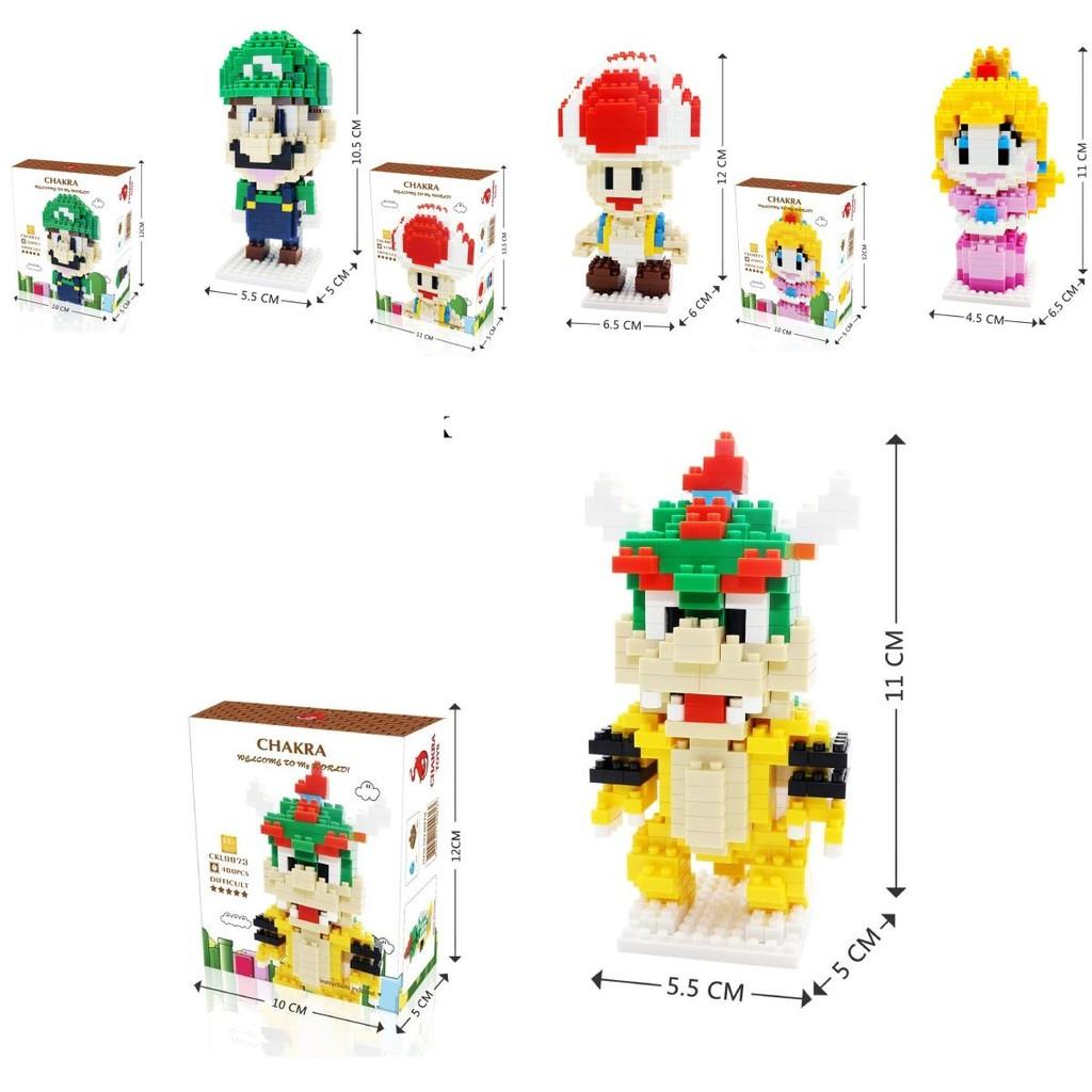 Пластиковая головоломка Super Mario Bros для детей, развивающий конструктор, подарок