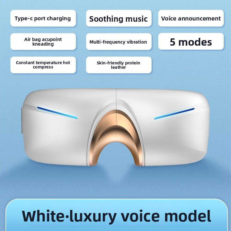 Intelligent Eye Massager To Relieve Fatigue Artifact Physiotherapy Hot Compress Instrument Music Eye Mask Eye Protection Instrument