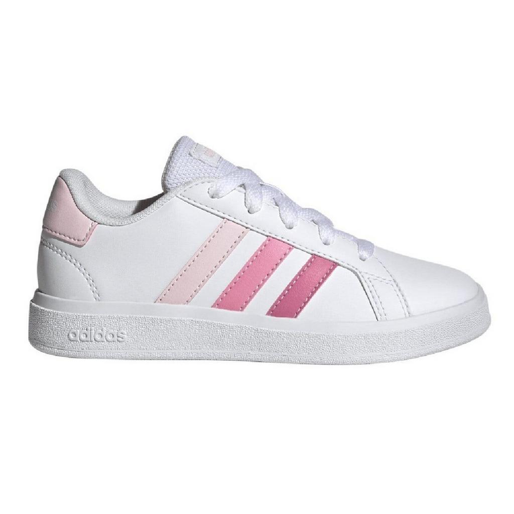 Adidas Childrens/Kids Grand Court 2.0 Synthetic Leather Trainers