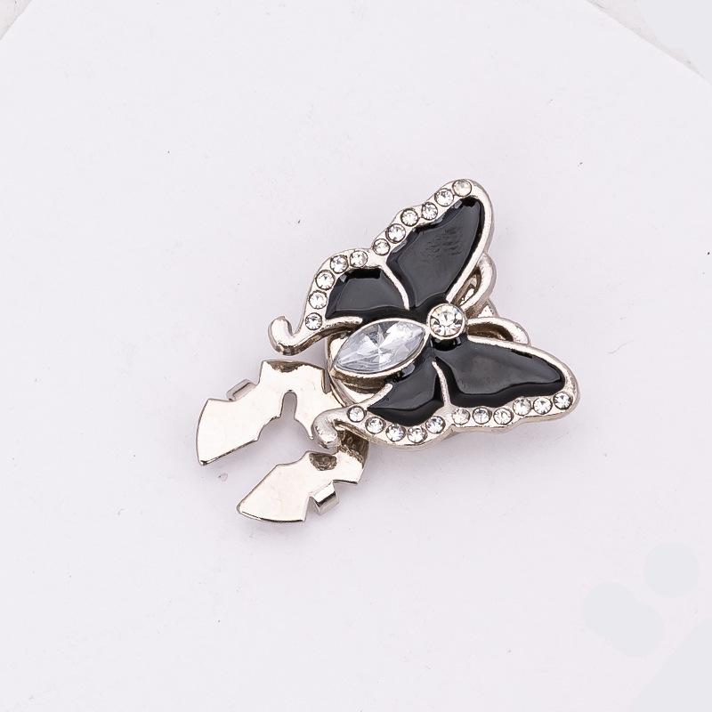 Декоративные запонки и пуговицы для воротника с цветными стразами