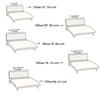 Чехол для изголовья кровати Full Queen Cal King Stretch Soft Bed Headboard Slipcover Stretch Solid Color Purproof Protector Cover Washable for Bed Bedroom Decor