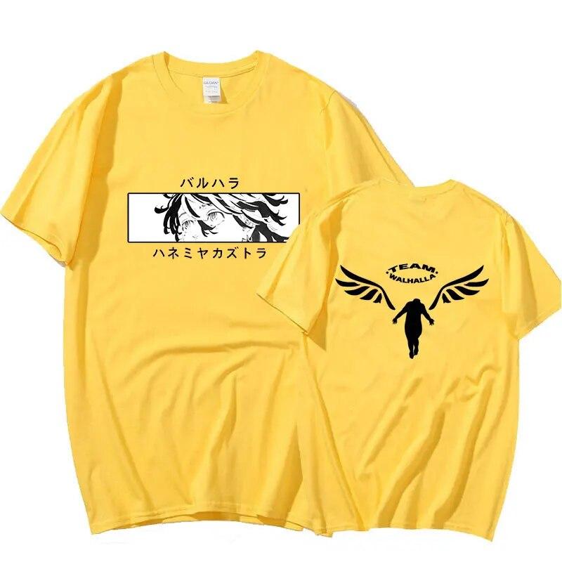 Футболка «Мстители» в стиле аниме, женская футболка унисекс, забавные футболки с аниме Kazutora Hanemiya, модные топы в стиле хип-хоп, футболки унисекс, большие размеры