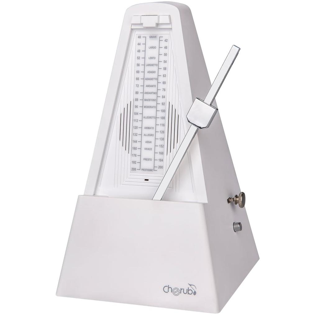 Cherub Перезаряжаемый цифровой метроном Перезаряжаемый столько раз, сколько вам нужно Зарядка через USB B Классический дизайн Простое управление 6 типов метронома