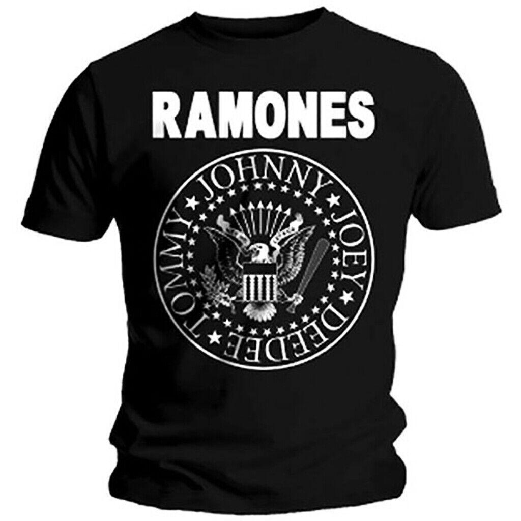 Ramones Seal T-shirt Band Official Music 70s 80s 90s Johnny