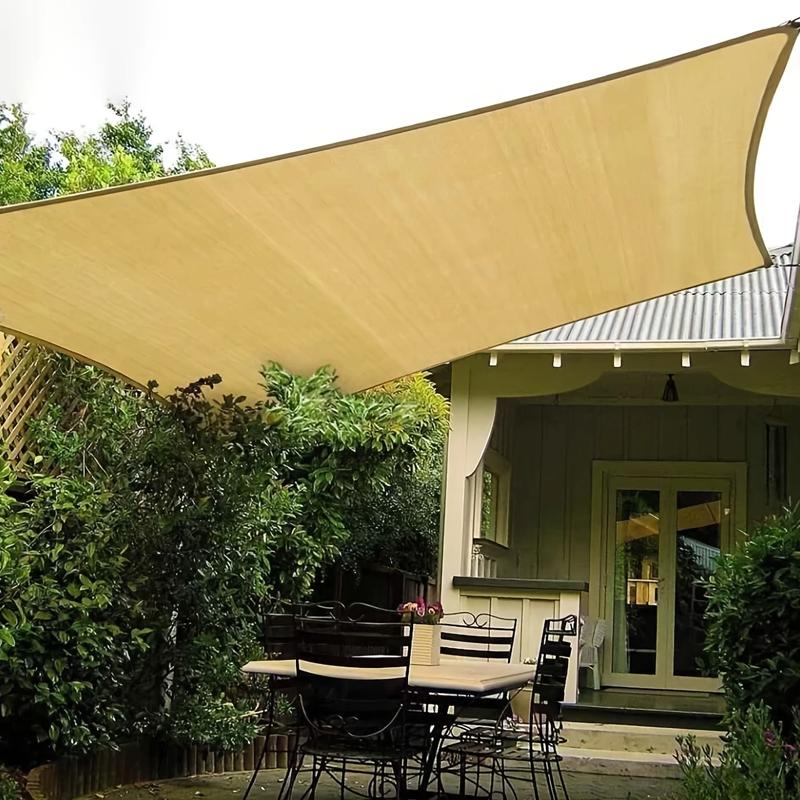 1шт армированная летняя подшитая ткань солнцезащитного козырька теплоизоляционная сетка с люверсами бежевый прочный бежевый