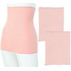Wilmax Embalance Ангельские грелки для живота размера S Сделано из плотного теплого материала для всех Подходит для и послеродового периода [ОРАНЖЕВЫЙ ФАРТУК] (Набор 2), Моющийся, Розовый,