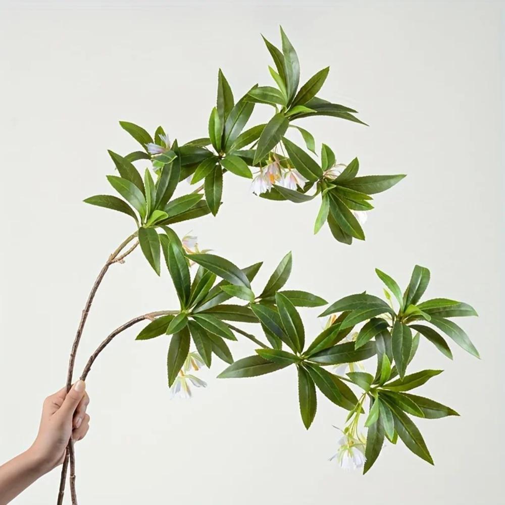 Зеленый искусственный фикус Tenuifolia ветка дерева Большие искусственные растения для домашнего сада Декор для вечеринки