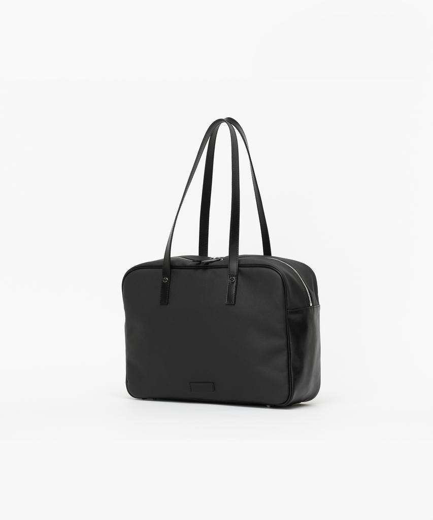 Bedford11Th Union Square Shoulder Bag [Black Canvas Leather Combo]