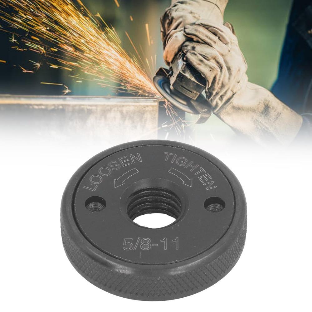 2pcs Heavy Duty Quick Release Flange Nut 5/8"-11 Thread Grinder Pressure Plate For Cutting