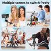 C03 Octopus Tripod Flexible Selfie Stick Smartphone Vlog Video Stand Tripod Outdoor Live Shooting for iPhone Xiaomi Phone Camera 7