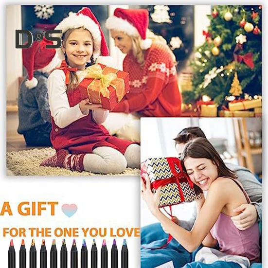 Набор из 8/12 градиентных радужных карандашей для детей и взрослых, гигантские цветные карандаши для рисования, раскрашивания, карандаши для рисования, художественные школьные принадлежности