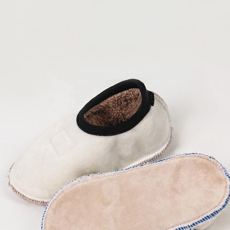 Милые мультяшные напольные носки для детей, зимние плюшевые носки для малышей с мягкой подошвой для мальчиков и девочек, домашние носки для раннего образования, детские носки