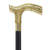 Brass Fritz Handle Walking Cane W Custom Shaft and Collar