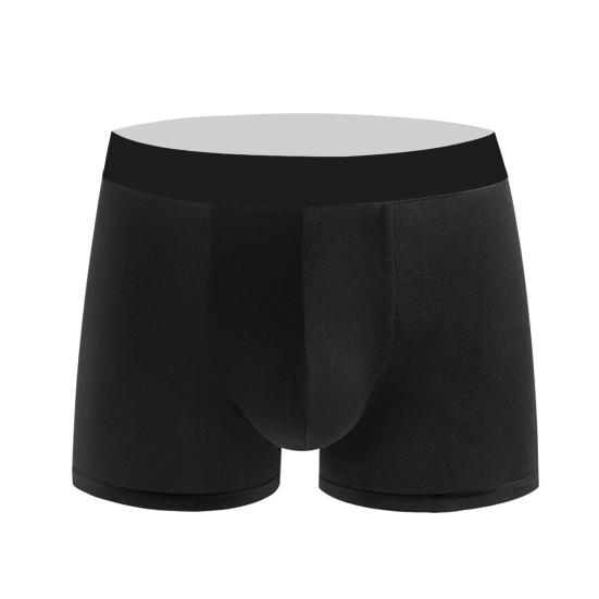 Мужские трусы-боксеры средней посадки U-образной формы из модальной ткани, мягкие, удобные, эластичные шорты