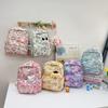 Adorable Cartoon Nylon Children's Backpack With Breathable Lightweight Design For School