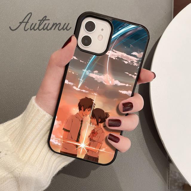 Чехол для телефона «Твоё имя Таки и Мицуха» для iPhone 11 12 13 14 Pro Max mini XR XS SE 2020 6S 7 8 Plus Samsung Galaxy S21 S22