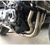 Kawasaki Z900 Titanium SC Exhaust System: Blue-Baked Front Section for Motorcycle Modification