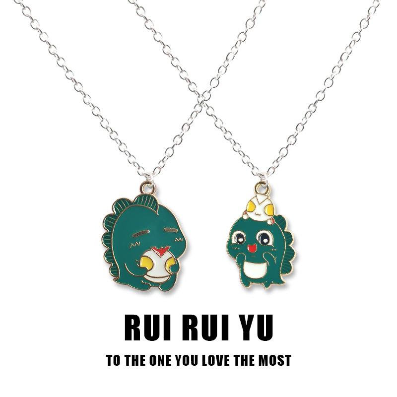 RUI RUI YU Little Monster ожерелье кулон для женщин мужчин подруга пара любовник ювелирные изделия подарок
