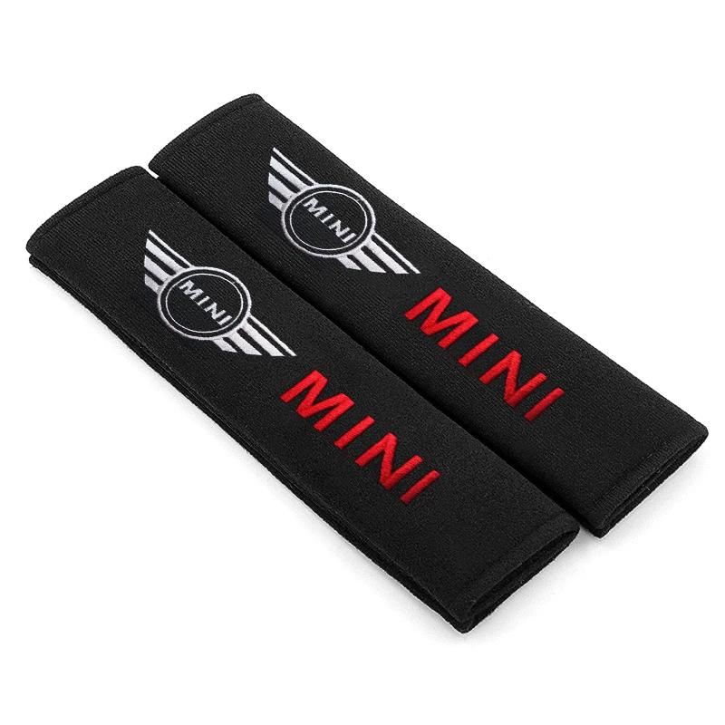 New Car seat belt cotton shoulder protection Car Accessories For BMW Mini Cooper F54 F55 F56 R56 R60 SONE Roadster Clubman Coupe