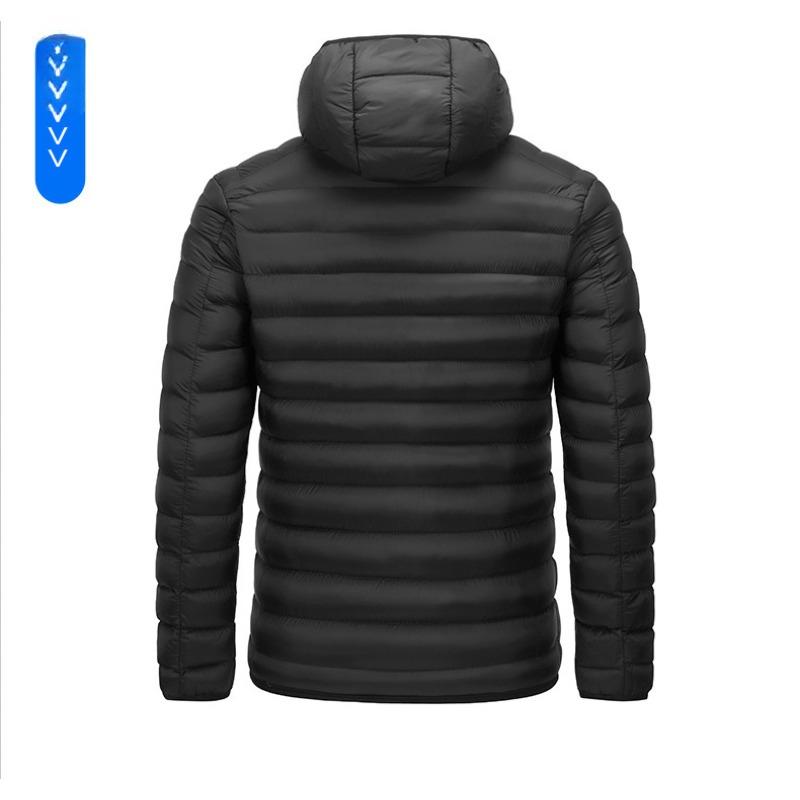 Осенне-зимняя новая 40D водонепроницаемая пленка рибана хлопковая одежда для мужчин среднего возраста и молодых людей куртки больших размеров хлопковая одежда для мужчин