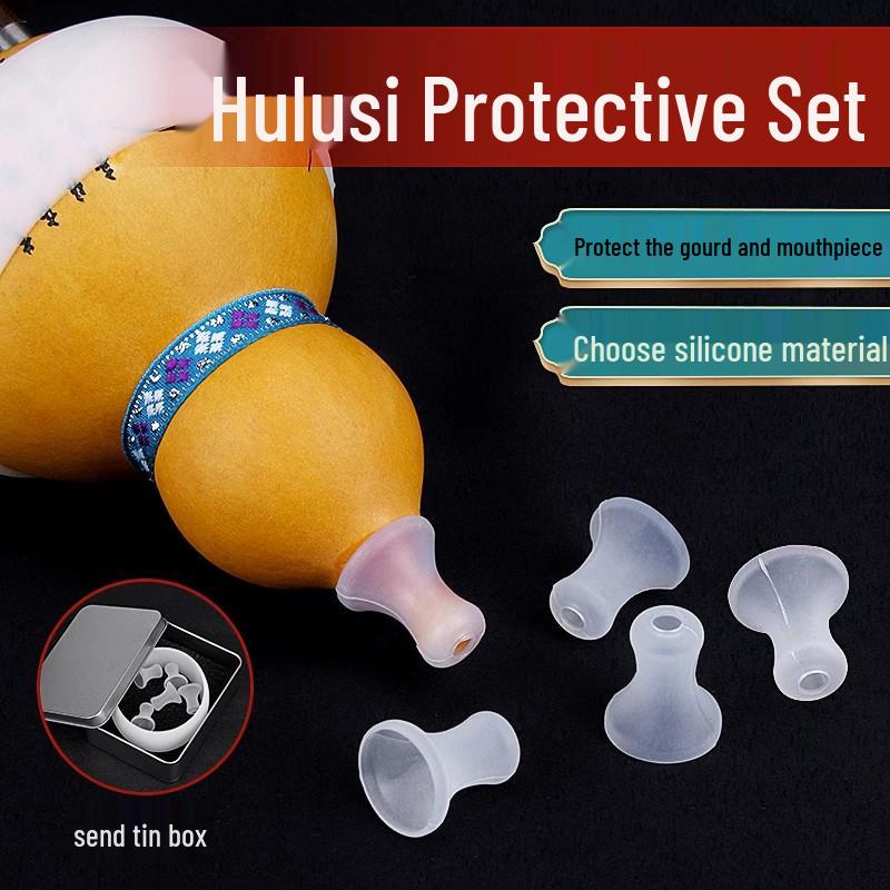 Universal Silicone Mouthpiece Protector for Hulusi - Clean, Hygienic, Anti-Drop Cover for C and B Flat Keys