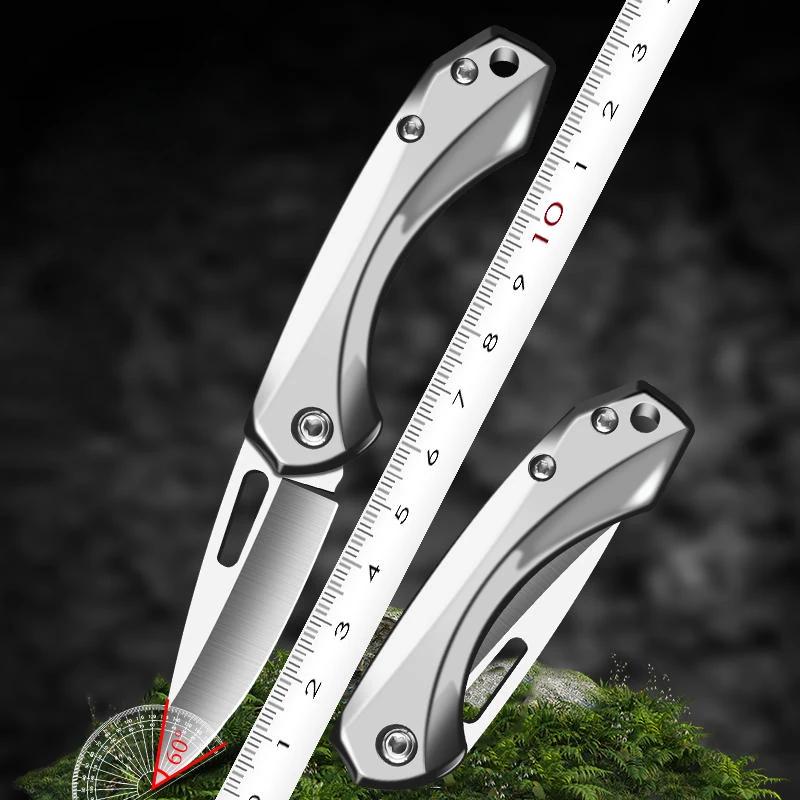 Носите с собой складной нож для кемпинга на открытом воздухе, чтобы было удобно носить его с собой, карманный нож, мини-нож для чистки овощей, бытовой нож для чистки овощей