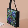 Flower Embroidery Canvas Tote Bag, Ethnic Style Shoulder Bag, Large Capacity Handbag For Women KTY