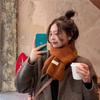 High-end Versatile Small Scarf Women's Autumn and Winter New Soft Waxy Knitted Imitation Cashmere Neck Protection Warm Scarf