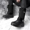 Мужские зимние теплые ботинки для снега, резиновые походные ботинки, уличные сапоги до колена, водонепроницаемые, большого размера