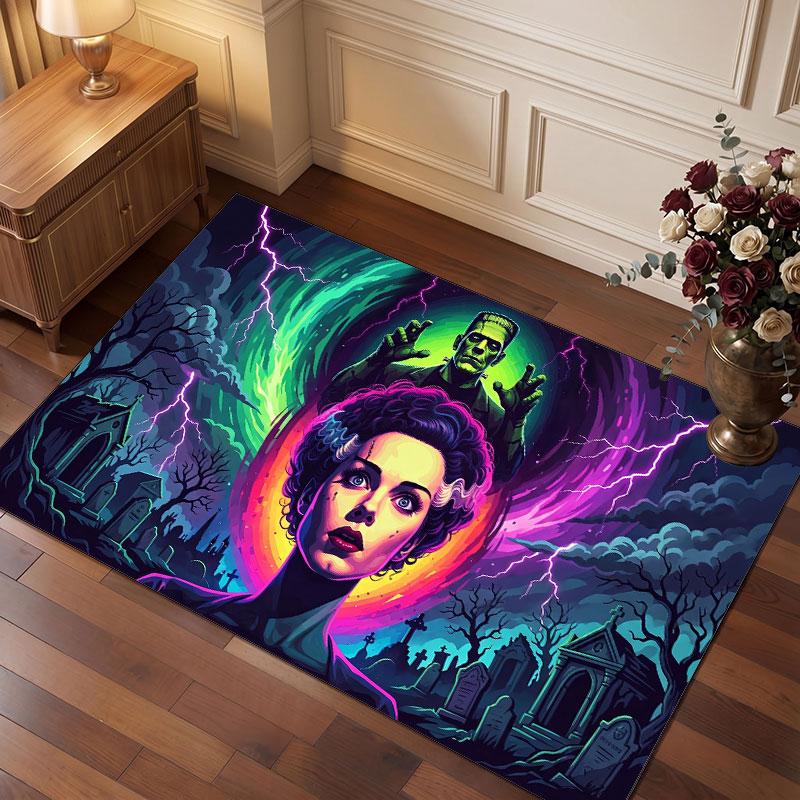 Bride of Frankenstein Rug Soft Thick Non Slip Floor Carpet for Bedroom Living Room Home Decor