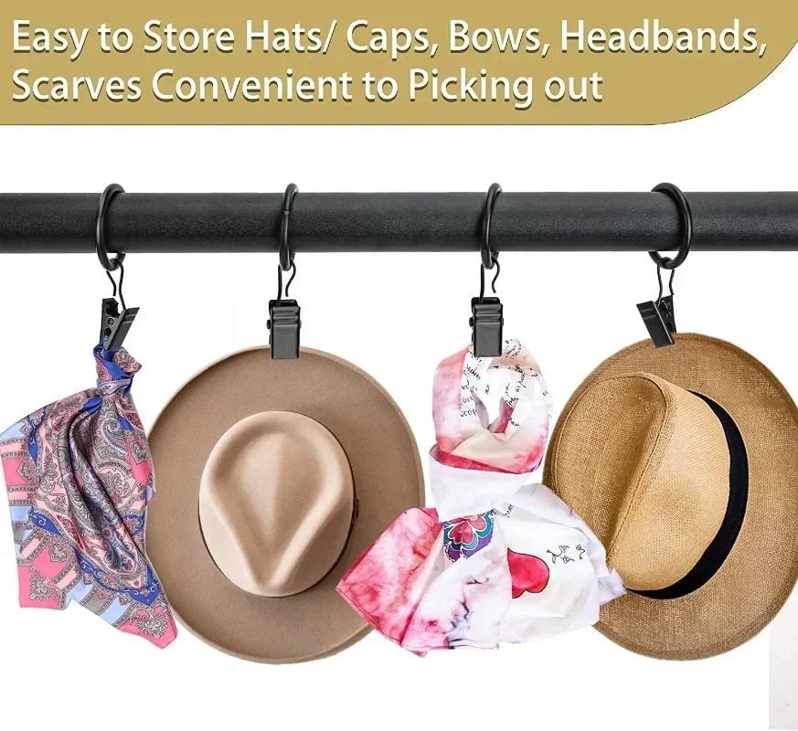 10 шт., зажимы для штор, металлические декоративные, нержавеющие, для штор, занавесок, подвесных колец, крючков для одежды, вешалок