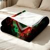 Amedspor Print Flannel Blanket, High quality Comfortable for All Seasons, Home Decor, Warmth and Comfort, Perfect for Christmas Gifts