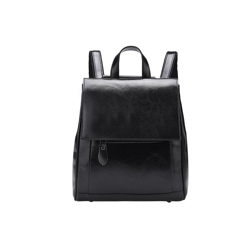 Genuine Leather Women's Backpack Fashion Large Capacity Travel Backpack Women's Leather Bag
