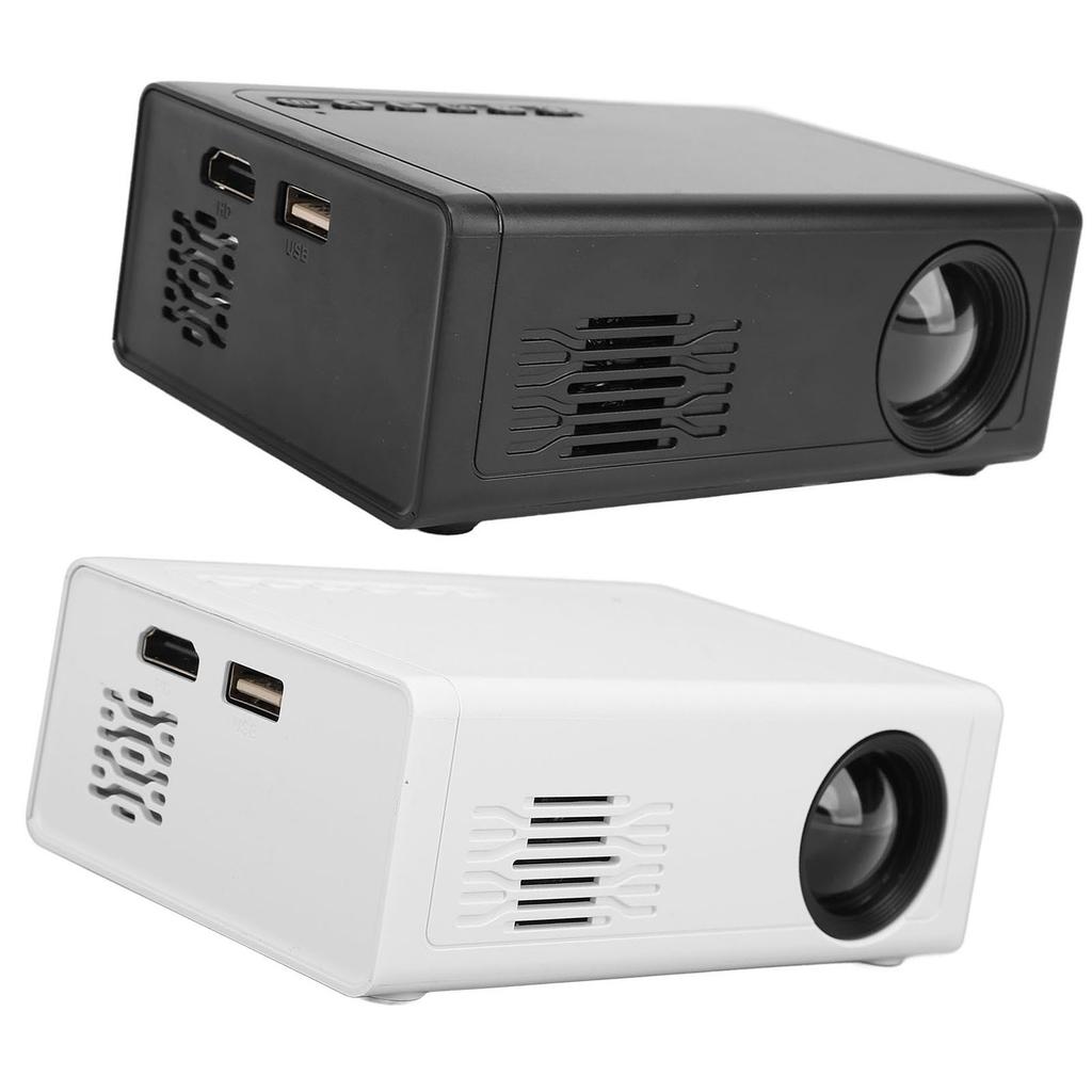 Портативный проектор 1080P HD USB Movie Video Projector с HD Multimedia Interface Пульт дистанционного управления для