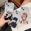 Чехол для iPhone SE X XS 12 Mini 8 7 6S 11 Pro Max XR 14 Plus 13 13 Mini 12Pro Max 12, мягкие силиконовые чехлы аниме Jujutsu Kaisen