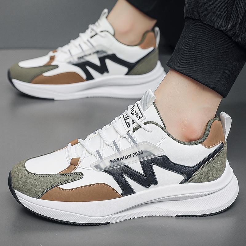 Мужская повседневная спортивная обувь, всесезонная, новая, мягкая подошва, противоскользящая, модная, кроссовки для бега на открытом воздухе, студенческая спортивная обувь, мужские кроссовки