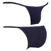 Underwear Bikini Briefs Bikini Sexy Low Rise High Leg Pants Underwear Briefs Half Back Men's Men's Men's (M, Navy)