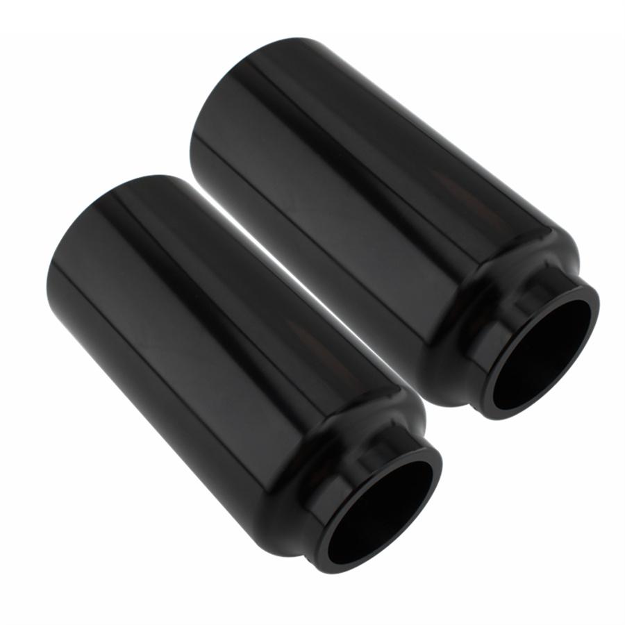 6 шт. Черные чехлы на вилку, комплект крышек для трубок для Softail Breakout FXBR FXBRS 18-21