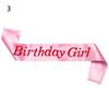 Gifts Glitter Party Decoration Ribbons Birthday Girl Shoulder Girdle Satin Sash