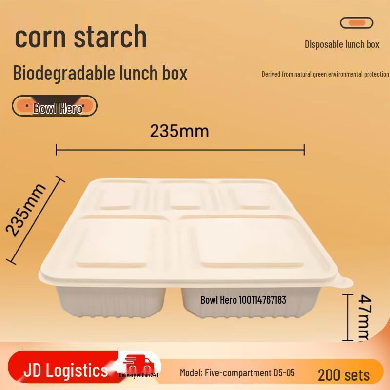 Wandaxia Biodegradable Disposable Food Containers
