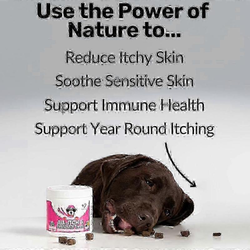 Nutri-Paw All-Itch Immunity Treats Для Собак-Успокаивают зудящие лапы, глаза, уши, кожу,120-360 лакомств Лакомства для поддержки иммунитета