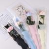 10Pcs Single Rose Sleeves Flower Wrapping Bag Bouquet Packaging Bags Clear Cellophane Floral Wrappers For Valentine'S Day