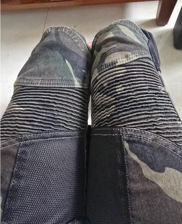 LOONG + BIKER + камуфляжные мотоциклетные облегающие брюки с защитой от падения + мотоциклетные джинсы + женская сетка Knight