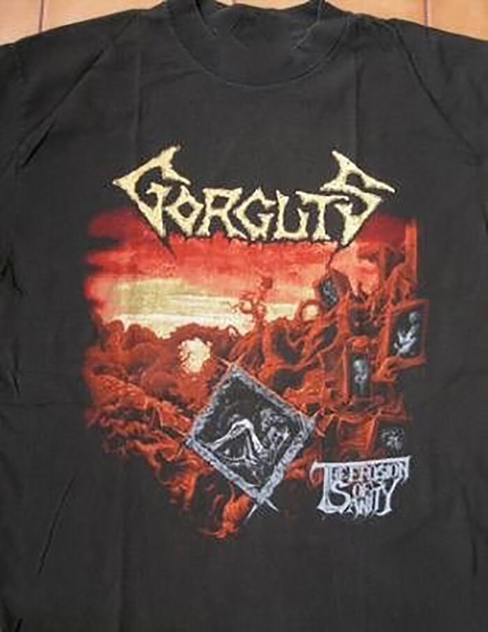 GORGUTS Vintage shirt tourAll size Gift fans E095