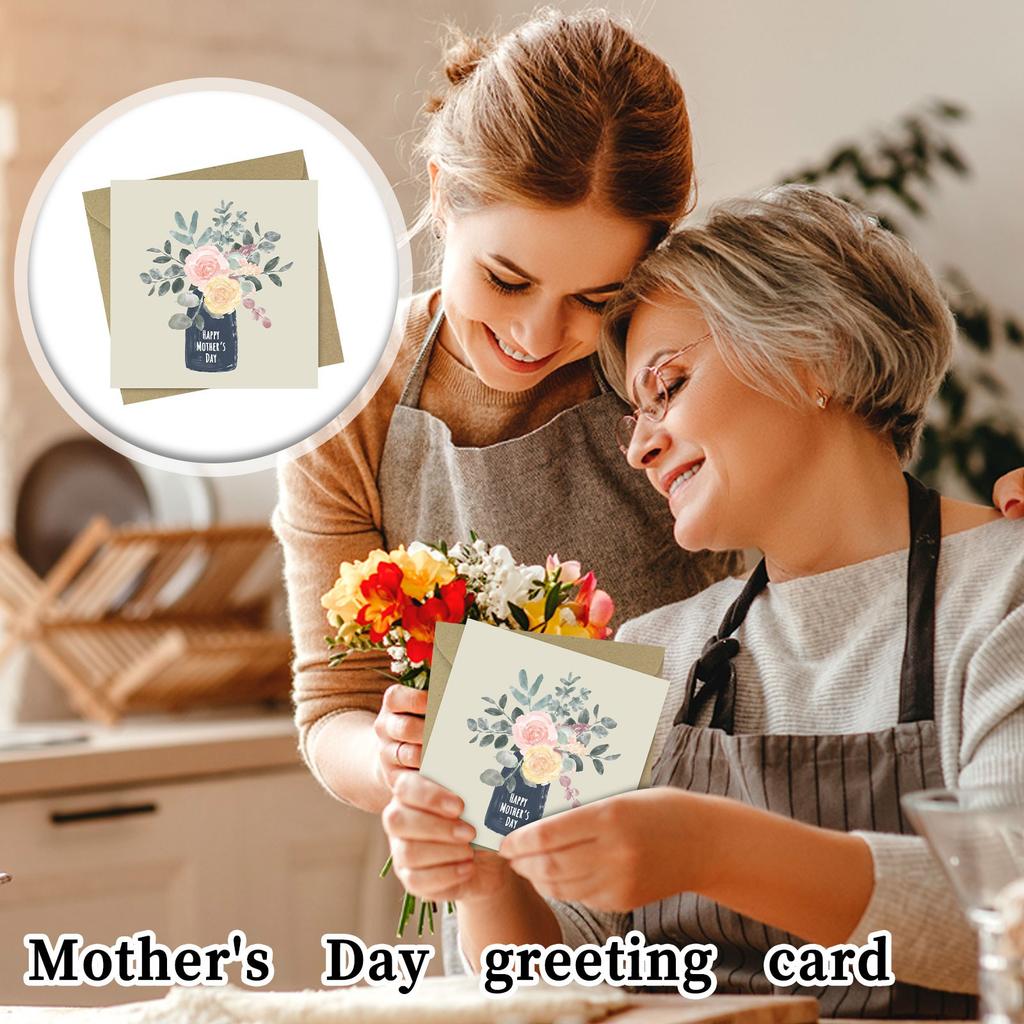 Открытки с цветами на День матери, подарочные открытки на день рождения для матери