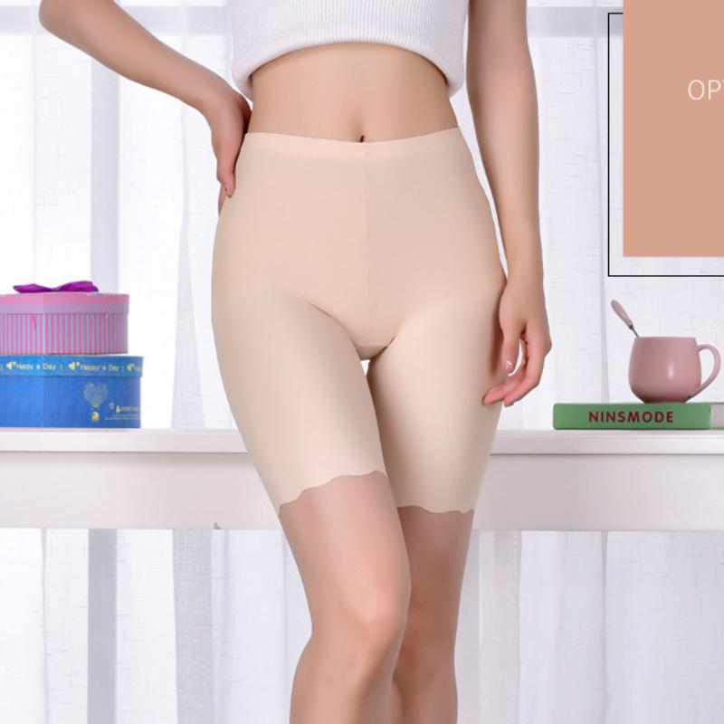 40KG-80KG Women's Seamless Safety Short Pants Summer Women Plus Size Boxers for Female Anti Rub Safety Shorts Under Skirt Panties Underwear